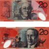 Australian 20 dollar bill